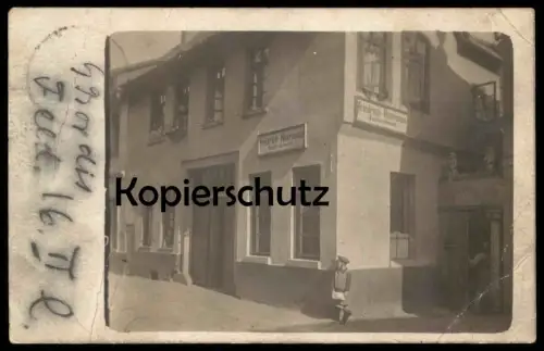 ALTE FOTO POSTKARTE KUPFERSCHMIED FRIEDRICH HEERMANN STEMPEL MINDEN AN SMS POMMERN VERLAG TREICHEL ALTONA photo postcard