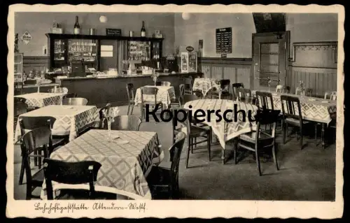 ALTE POSTKARTE ATTENDORN BAHNHOFSGASTSTÄTTE E. SCHWARZENBERGER DORTMUNDER BIER COCA-COLA LEIBNIZ KEKS UNDERBERG Bahnhof