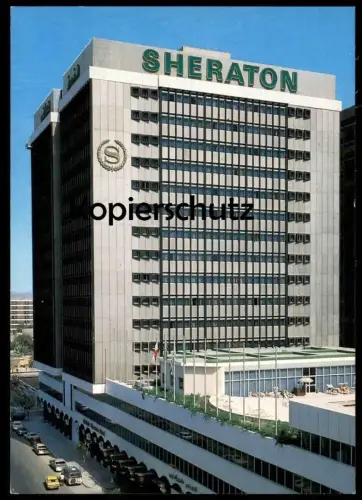 ÄLTERE POSTKARTE AL BADR JEDDAH SHERATON HOTEL Dschidda Jiddah Jedda Jidda Saudi-Arabien l'arabie saoudite Saudi Arabia