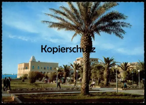 ÄLTERE POSTKARTE LATTAKIA HOTEL AL-SYAHA Al-Siaha Lattaquié garden jardin Syrie Syria Syrien cpa postcard Ansichtskarte