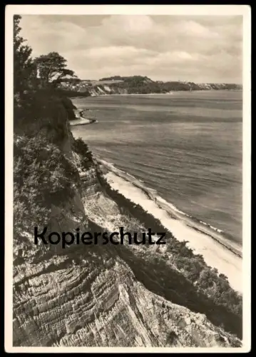 ALTE POSTKARTE OSTPREUSSEN SAMLÄNDISCHE STEILKÜSTE BEI GROSS-KUREN KLEIN-KUREN BRÜSTEORT Grosskuren Russia cpa postcard