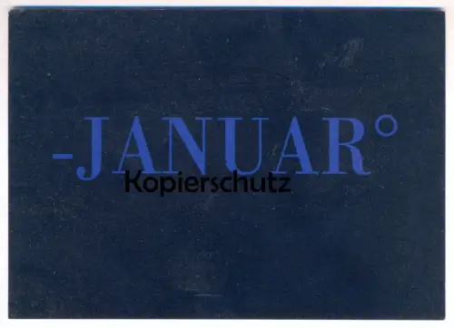 ÄLTERE EDGAR WERBEPOSTKARTE JANUAR #598 January Reklamepostkarte Reklame advertising postcard Postkarte Ansichtskarte AK