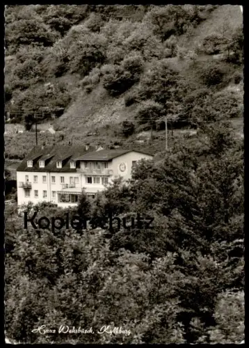 ÄLTERE POSTKARTE KYLLBURG EIFEL HAUS WEHRBÜSCH GASTHAUS & PENSION BES. H. KAPELLER Bitburger Land AK cpa postcard
