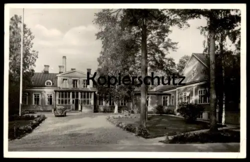 ALTE POSTKARTE LÄNSLASARETTET BACKE SCHWEDEN VW Käfer coccinelle Sweden Suède Sverige postcard Ansichtskarte AK cpa