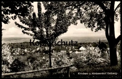 ÄLTERE POSTKARTE GAIBERG KIRSCHEN- UND HIMBEERDORF Friedrich Schneider Café Konditorei Bäckerei Tel. Neckargemünd cpa AK