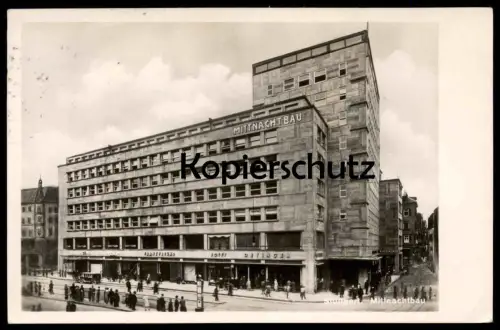 ALTE POSTKARTE STUTTGART MITTNACHTBAU OLDTIMER 1922 BOTTY OETINGER FRANZFREUND Ansichtskarte AK cpa postcard