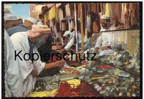 ÄLTERE POSTKARTE MERCHANTS GEMS MEDINA Uhren market watches clocks horloges Saudi-Arabien l'arabie saoudite Saudi Arabia