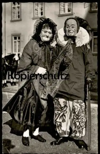 ÄLTERE POSTKARTE VILLINGER FASTNACHT STACHI & MORBILLI VILLINGEN KARNEVAL CARNEVAL carnaval carnival Morbili postcard AK