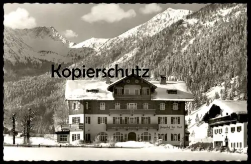 ÄLTERE POSTKARTE GEITAU BAYRISCHZELL POSTGASTHOF ROTE WAND Winter Schnee hiver snow neige cpa postcard AK Ansichtskarte