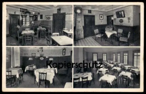 ALTE POSTKARTE SPROCKHÖVEL GASTSTÄTTE H. BECKER VORM. STÖTER-TILLMANN SCHÄNKE DIELE HANSA BIER Ruf Hattingen postcard AK