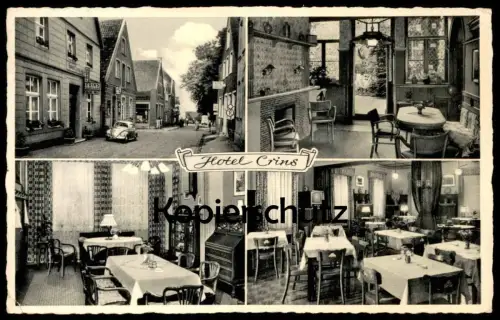 ALTE POSTKARTE HORSTMAR HOTEL CRINS WERBUNG ROLINCK BIER VW KÄFER beer Ansichtskarte AK cpa postcard
