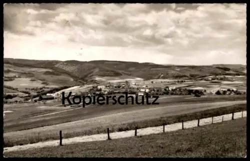 ÄLTERE POSTKARTE BÜSCHEICH IN DER EIFEL PANORAMA GEROLSTEIN Ansichtskarte postcard cpa AK