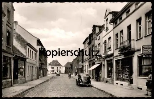 ALTE POSTKARTE MECKENHEIM RHEINLAND TEIL DER HAUPTSTRASSE STOLLWERCK SCHOKOLADE DALLI CAFÉ BÄCKEREI PETERS chocolate AK