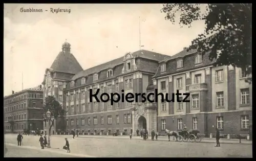 ALTE POSTKARTE GUMBINNEN REGIERUNG GUSSEW OSTPREUSSEN GOESEV RUSSIA Russland AK Ansichtskarte cpa postcard