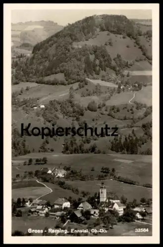 ALTE POSTKARTE GROSS-RAMING 1942 ENNSTAL Grossraming bei Steyr Oberösterreich Österreich Austria cpa AK postcard