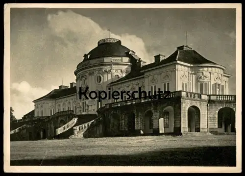 ALTE POSTKARTE STUTTGART SERIE A SCHLÖSSER UM STUTTGART SCHLOSS SOLITUDE ROCCOCO castle chateau AK cpa postcard