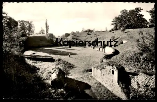 ÄLTERE POSTKARTE TRIER AMPHITHEATER Theater théatre amphitheatre amphithéatre cpa postcard Ansichtskarte AK
