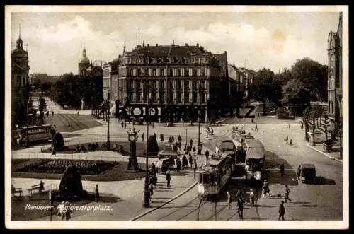 ALTE POSTKARTE HANNOVER AEGIDIENTORPLATZ 1932 Straßenbahn tramway tram Ansichtskarte AK cpa postcard