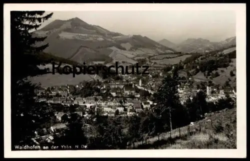 ALTE POSTKARTE WAIDHOFEN AN DER YBBS 1935 N.-Oe. Totale Total Totalansicht Österreich Austria Autriche Ansichtskarte cpa