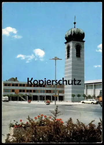 ÄLTERE POSTKARTE PLANEGG BEI MÜNCHEN KATHOLISCHE PFARRKIRCHE KIRCHE church Ansichtskarte AK cpa postcard