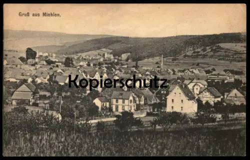 ALTE POSTKARTE GRUSS AUS MIEHLEN PANORAMA 1919 NASTÄTTEN Rhein-Lahn-Kreis cpa postcard AK Ansichtskarte