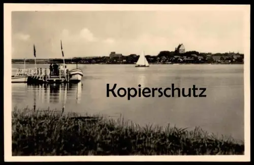 ALTE POSTKARTE OSTSEEBAD HEILIGENHAFEN I. HOLST. BLICK VOM BADESTRAND Strand cpa AK postcard Ansichtskarte