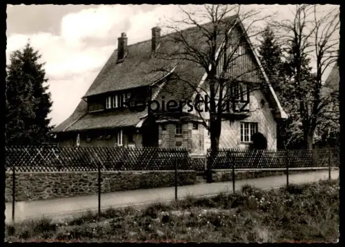 ÄLTERE POSTKARTE JUGENDHERBERGE DARSCHEID EIFEL JÄGERZAUN DAUN youth hostel auberge de jeunesse postcard Ansichtskarte