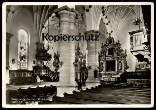 ALTE POSTKARTE DEUTSCHE SANKT GERTRUDS KIRCHE TYSKA S:TA GERTRUDS KYRKA STOCKHOLM church église postcard Ansichtskarte