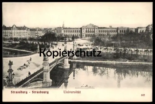 ALTE POSTKARTE STRASSBURG STRASBOURG UNIVERSITÄT university universite Ansichtskarte postcard AK cpa