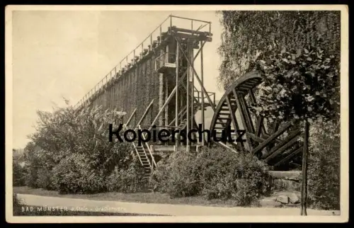 ALTE POSTKARTE BAD MÜNSTER A. STEIN GRADIERWERK AK Ansichtskarte cpa postcard