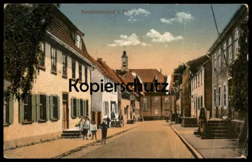 ALTE POSTKARTE NEUDIETENDORF IN THÜRINGEN NESSE-APFELSTÄDT Ansichtskarte AK cpa postcard