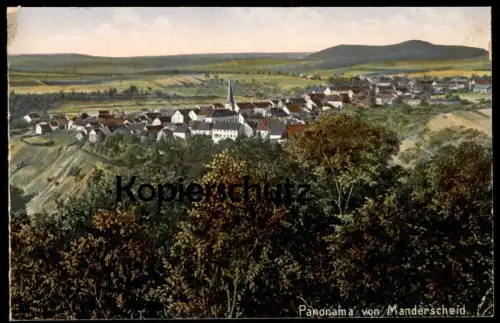 ALTE POSTKARTE PANORAMA VON MANDERSCHEID TOTALANSICHT GESAMTANSICHT AK postcard Ansichtskarte cpa