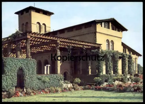 ÄLTERE POSTKARTE POTSDAM-SANSSOUCI RÖMISCHE BÄDER ROMAN BETHE BAINS ROMAIN cpa postcard AK Ansichtskarte