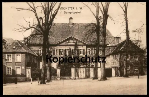ALTE POSTKARTE MÜNSTER I. W. DOMPROPSTEI PROPSTEI PROBSTEI AK Ansichtskarte cpa postcard