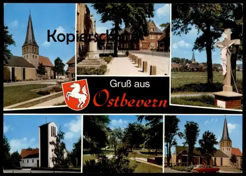 ÄLTERE POSTKARTE GRUSS AUS OSTBEVERN Minigolf miniature crazy golf AK Ansichtskarten cpa postcard