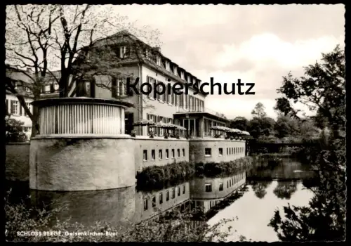ÄLTERE POSTKARTE SCHLOSS BERGE GELSENKIRCHEN-BUER GROSSGASTSTÄTTEN HANS ARNOLD GMBH postcard cpa Ak Ansichtskarte