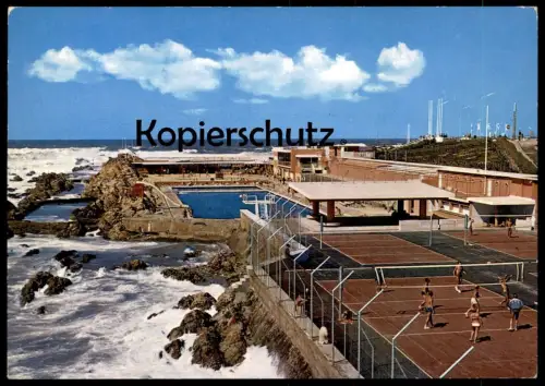 ÄLTERE POSTKARTE CASABLANCA SAM BEACH VOLLEYBALL Marokko Morocco maroc volley-ball cpa postcard AK Ansichtskarte