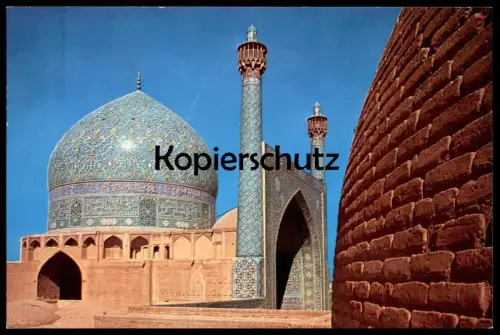 ÄLTERE POSTKARTE THE SHAH MASQUE MOSQUE ISFAHAN IRAN MOSCHEE postcard Ansichtskarte AK cpa