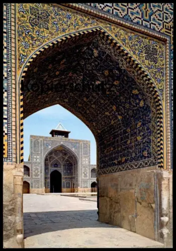 ÄLTERE POSTKARTE JAMEH MOSQUE ISFAHAN IRAN Persia Persien Moschee postcard Ansichtskarte AK cpa