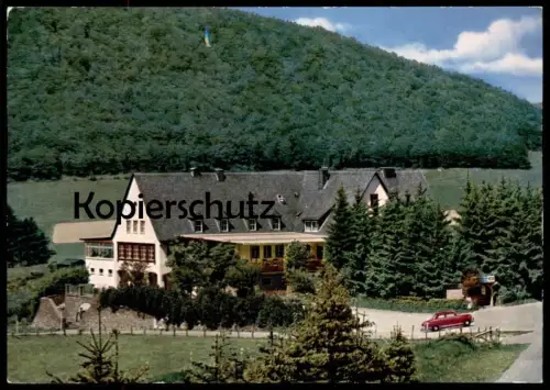 ÄLTERE POSTKARTE GRAFSCHAFTER HOF MIT GRAFSCHAFTER KELLER GRAFSCHAFT SCHMALLENBERG cpa postcard AK Ansichtskarte