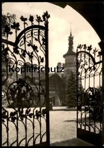 ÄLTERE POSTKARTE STORKOW KREIS BEESKOW FISCHEREISCHULE HUBERTUSHÖHE Schule school école Ansichtskarte postcard AK cpa