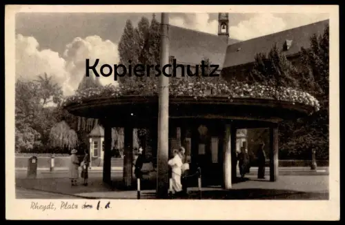 ALTE POSTKARTE RHEYDT PLATZ DER X. X. Mönchengladbach AK Ansichtskarte cpa postcard