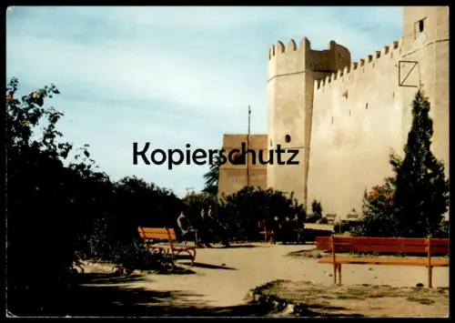 ÄLTERE POSTKARTE TUNISIE GM 203 SFAX JARDINS AU PIED DES REMPARTS Tunisia Tunisie Tunesien cpa postcard Ansichtskarte AK