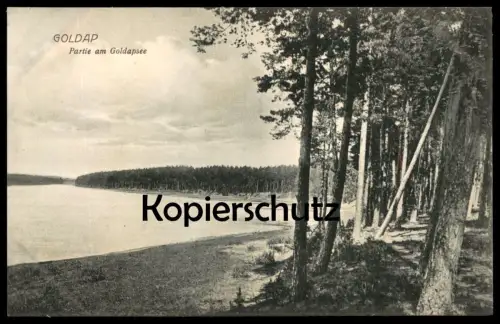 ALTE POSTKARTE GOLDAP PARTIE AM GOLDAPSEE MASUREN OSTPREUSSEN Polen Polska cpa postcard AK Ansichtskarte