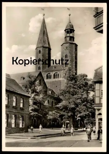 ALTE POSTKARTE GOSLAR MARKTKIRCHE 1956 KIRCHE church église Ansichtskarte AK postcard cpa