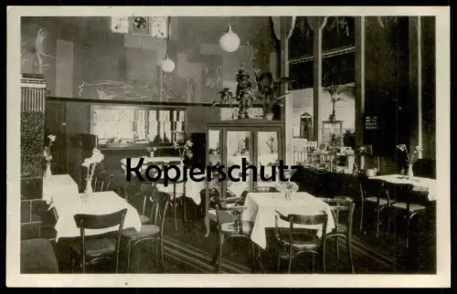 ALTE POSTKARTE BAHNHOFS-KAFFEE INH. G. BAUMHÖFENER OSNABRÜCK Café im Bahnhof cpa postcard AK Ansichtskarte