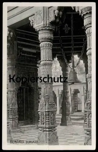 ALTE POSTKARTE BENARES DURGAJEE INDIA Indien cpa AK postcard Ansichtskarte