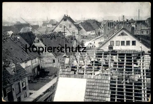 ALTE POSTKARTE DIE KATASTROPHE IN PLOCHINGEN AM 1. JUNI 1913 desaster Sturm storm heavy weather hurricane Orkan AK cpa