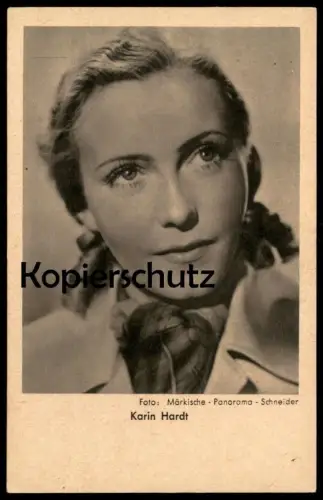 ALTE POSTKARTE KARIN HARDT SCHAUSPIELERIN FILM actor actress cinema Kino Stärker als die Liebe Ansichtskarte postcard AK