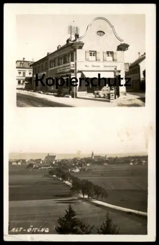 ALTE POSTKARTE ALT-ÖTTING SCHNEIDERMEISTER MAX OBERREITER & UNTERSCHRIFT SCHNEIDER Altötting postcard Ansichtskarte cpa